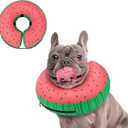 Supet Inflatable Dog Cone Collar for Large Medium Small Dogs, Soft Cone Collar for Dogs Cats, E Collar Pet Neck Donut Dog Cone Alternative After Surgery (M)