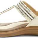 UBFEN Womens Slides Walking Sandals Comfortable Platform Slip On Dressy Summer (7.5)