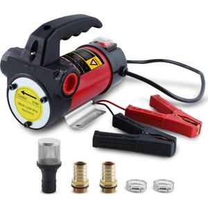 Diesel Transfer Pump, 12V DC Electric Oil Transfer Pump Kit, 11.9 GPM Fuel Transfer Pump for Transferring Diesel, Kerosene, Machine, Transformer Oil