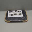 Recycling Bin for Kitchen Indoor Home, Large 26 Gallon 100L Recycle Bin with Lid Removeable Reusable Inner Bag Bottle Can Glass Waste Plastice Stickers,Black