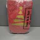 Wesnoy 24 Pcs Christmas Gift Bags Bulk 10 x 8 x 4 Inch Christmas Red Gold Non Woven Party Favors Goodies Candy Bags with Handles for Holiday Gift Birthday Party Supplies