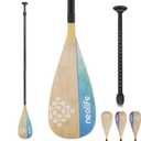SUP Paddleboard Paddle, Adjustable Stand-Up Paddle Board Paddle
Carbon Fiber Shaft and Enhanced PP Blade, 66-82" (170-210 cm), Bamboo Pattern Decal
