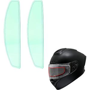 Universal Anti Fog Film for Motorcycle Helmet Visors,Helmet Visor Protector Anti Fog Sticker for Cold Mornings and Rainy Days,(2-Pack)