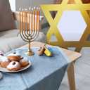 4 ft Hanukkah Star of David Cardboard Stand up Cutout Life Size Hanukkah Jewish Festival Party Decoration Backdrop Photo Prop Standup Religious Star of David Standup Cardboard for Party Supply