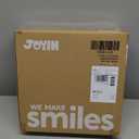 JOYIN 24'' Pre-Lit Christmas Wreath with Warm Lights, Large Lighted Christmas Wreaths for Front Door, Windows, Living Room, Xmas Indoor & Outdoor Holiday Decorations, Battery Operated