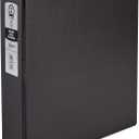 Avery Economy 3 Ring Binder, 2" Round Rings, 1 Black Binder (03501) (One Size)
