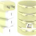 GREPHONE iPhone Charger Fast Charging,20W PD USB C Wall Charger 4 Pack with 6FT Fast Charging Cable - Fast Charger for iPhone 14/14 Pro Max/13/13 Pro/12/12 Pro/11/11 Pro/XS, iPad(Yellow)