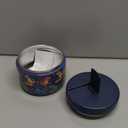 12oz Insulated Vacuum Food Jar with Buckle Lid Wide Mouth Soup Thermo for Hot Food Kids Leakproof Stainless Steel Lunch Container (Blue-Dinosaur)