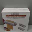 3 Pieces Pasta Maker Attachment for Kitchenaid Stand Mixers, Noodle Maker 3 PCs Set of Pasta Roller Fettuccine Cutter Spaghetti Cutter, Pasta Attachments Accessories with Cleaning Brush