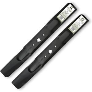 Terre Products, 2 Pack High Lift Lawn Mower Blades, 42 Inch Deck, Compatible with Cub Cadet RZT42, XT1, XT2, 942-04308, 942-04308A, 942-04312, Troy Bilt Pony, Bronco, Mustang, 742-04308, 742-04312,