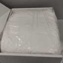 Delara King Duvet Insert  White Cotton Comforter  100% Organic Cotton Shell and Filled All Season, Breathable, Lightweight with 8 Tabs  GOTS Certified