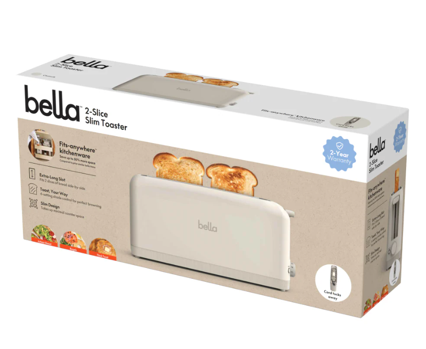 Bella 2-Slice Slim Toaster