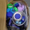 218 Pcs Video Game Party Favors Set Includes Drink Cup with Lid Game Card Pencil Sharpener Eraser Stickers Slap Bracelet Keychain Stamp Sticker Ribbon for Gamer Birthday Level Party