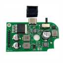 Hzxkqmil Power Board PCB Board for Sega Game Gear, USB Power Switch Motherboard ON & Off Console Supply Circuit Board Replacement Accessories for Game Gear (USB Version) (USB Version Board)