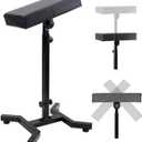 Tattoo Arm Rest Stand with 180 Tilt & Height Adjustable (28"-39"), Thickened PU Leather Pad, Four-Corner Non-Slip Base, Foldable & Portable for Tattoo Artist Studio Client