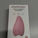 Momcozy A1Pro Lactation Massager, Deep Vibration & Rapid Heating for Clog Relief & Efficient Pumping, Breastfeeding Essentials with Memory Function & Fast Charging, for Postpartum Mom