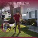 CR Fence & Rail Horizontal Metal Deck Railing, 4ft Wide Residential Handrail, 36-Inch Tall Black Straight Railing for Decks, Patios, and Flat Surfaces 2 Packs
