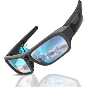 2026 Next-Gen Camera Glasses 4K, Smart Glasses Camera for Men Women, Smart Sunglasses with UV400 Protection, Video Glasses for Outdoor Activities, Hiking, Cycling, Riding, Climbing, Driving