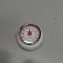 Zassenhaus Magnetic Retro Kitchen Timer, Classic Mechanical Cooking Timer (White)