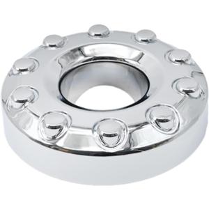 Front Wheel Center Hub Cap Cover Replacement for 05-17 Super Duty F450 DUALLY Chrome 10 Lug, Replacement for Ford Super Duty F550 Replaces 5C3Z1130NA