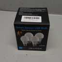 GEPLAD 4-Pack Upgrade Motion Sensor LED Light Bulbs 12W (100W Equivalent), A19 E26 Dusk to Dawn Bulb, Outdoor & Indoor, 5000K Daylight, 1200LM,Glass-Penetrating Sensor, Upward/Downward Mounting