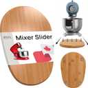 Lbyx Elegant Sliding Tray - Compatible with 5.5 Qt Kitchen Aid Mixer Slider for Counter and Other Heavy Appliances (Natural)