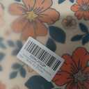 70s Retro Floral Flowers Placemats Set of 6 Washable Table Mats for Kitchen Dining Table,Heat-Resistant Place Mats for Indoor Outdoor Party Holiday Decoration