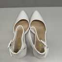 DREAM PAIRS ANNEE Pointed Toe Low Chunky Heels Pump Shoes, 8