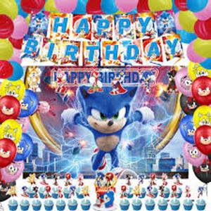 Birthday Party Supplies,204pcs Birthday Party Decorations Include Backdrop,Happy Birthday Banner,Tableware Set,Spiral Charms,Napkins,Tablecover,Cake Toppers,Balloons Set,Bottle Labels,Stickers