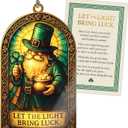 4 x St patricks day gifts - St Patricks Day Accessories, Irish Gifts with Card and Envelope St Patricks Day Gift for Kids and Adults, Classroom and Coworker Exchange, Fun Leprechaun Card