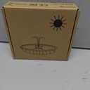 Solar Fountain, Floating Solar Powered Water Fountain Pump for Bird Bath, Garden, Pond, Pool, Outdoor (1W)