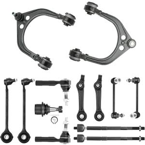 Front Upper & lower Control Arm Kit with Ball Joint Left and Right Forward Rearward Suspension Kit for 2011 2012 2013 2014 Chrysler 300 Dodge Challenger Charger RWD Models.