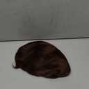 Creamily Short Brown Human Hair Pixie Cut Wigs for Women Hair Replacement Wigs with Bangs Mixed Blonde Highlights Human Hair Short Wig for Women Natural Wig