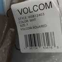 Volcom Women's Squared Platform Velcro Strap Slide Sandal (7, White)