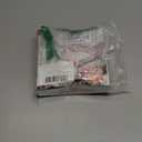 Mini Foldable Desktop Mop, Mini Mop for Small Spaces, Portable Cleaning Sponge Mop for Bathroom, Kitchen, Countertops, Glass, Tile - Wet/Dry Use with One-Hand Squeeze Handle & Replaceable Head (White)