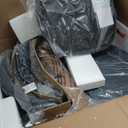 COLAMY Wooden Dining Chairs Set of 2, Modern Fabric Upholstered Dining Room Chair, Farmhouse Kitchen Side Chairs with Foot Pegs, Blue