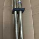 1 1/8 Inch Diameter Curtain Rods 72 to 144 Inches(6-12ft), Telescoping Heavy Duty Large Drapery Rod with Adjustable Aluminum Alloy Bracket, Solid End Caps for Windows Patio Decoration, Antique Bronze