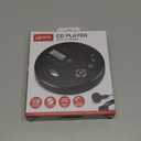 GPX PC332B Portable CD Player with Anti-Skip Protection, FM Radio and Stereo Earbuds - Black