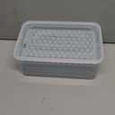 WIBIMEN Mini Ice Cube Trays, Small Tiny Round Pebble Crushed Nugget Ice Trays for Freezer with Lid - Chilling Drinks Coffee Juice(4 Pack/0.55In - Blue)