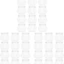 Garneck 36 Pcs Pumpkin Jar Bulk 5oz Clear Candy Jar with Lid Plastic Snack Container Storage Transparent Candy Dish for Halloween Home Party Wedding Decor