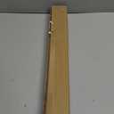 Coat Rack Wall Mount, Bamboo Coat Hanger with 5 Metal Pink Gold Hooks for Hanging Clothes, Towels, Keys, Hats, Bags(White)