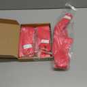 Hot Pink Braiding Hair Pre stretched Colored Hair Extension Prestretched Soft Yaki Knotless Easy Braid for Micro Box Crochet Braid(Hot Pink,3packs,26inch)