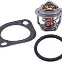6653948 Thermostat with O-ring & Gasket Replacement for Bobcat 225 231 325 328 331 334 753 763 773 5600 7753 S160 S175 S185 160°F