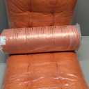 Chair Cushions for Dining Chairs, Dining Chair Cushions, Tufted Indoor Chair Pads with Ties & Non Slip Backing, Seat Cushions for Kitchen Chairs 16.5” x 16.5” x 3.5”, Set of 4, Orange