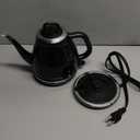 Anfilank Electric Gooseneck Kettle, 1L 1500W Fast Boil, 100% Stainless Steel BPA Free Pour-Over Coffee & Tea Kettle, Water Boiler with Auto Shut & Boil-Dry Protection, Black