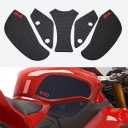 NWE Motorcycle Non-Slip Side Gas Fuel Tank Traction Pad Decal Rubber Side Knee Grip Protector Sticker Decals Moto for Ducati Panigale V2 / Streetfighter V2 2025