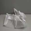 UNEEDE Bath Toy Storage - 3 Compartment Corner Bath Toy Storage Organizer, 4 Gallons Quick-Drying Bath Toy Holder, Machine-Washable Bathtub Toy Storage for Classify Toys & Bath Supplies