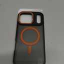 Magnetic 3 in 1 for iPhone 17 Pro Max Case, [Omni-Directional Protection] with 1x Screen Protector + 1x Camera Cover, [Seamless Work with Magsafe] Protective Case for iPhone 17 Pro Max Cosmic Orange