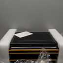 Food Warmers for Parties Buffet, 47"x12" Assemblable Stackable Electric Warming Tray with 8-Level Temperature Adjustment and 8-Hour Timer, Upgraded Desktop-Protecting Food Warming Mat (Black&Gold)