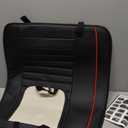 Seat Covers Full Set Fit for Jeep Wrangler 2007-2025, Breathable and Comfortable Leather Car Seat Cover, Standard Waterproof Cushion Cover Auto Interior Accessories (Black Red)